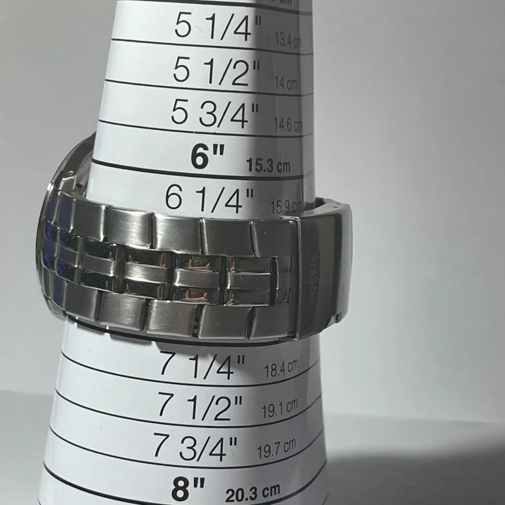 Texas Longhorns NCAA Stainless-Steel Chronograph Watch by Fossil NEW (RARE)